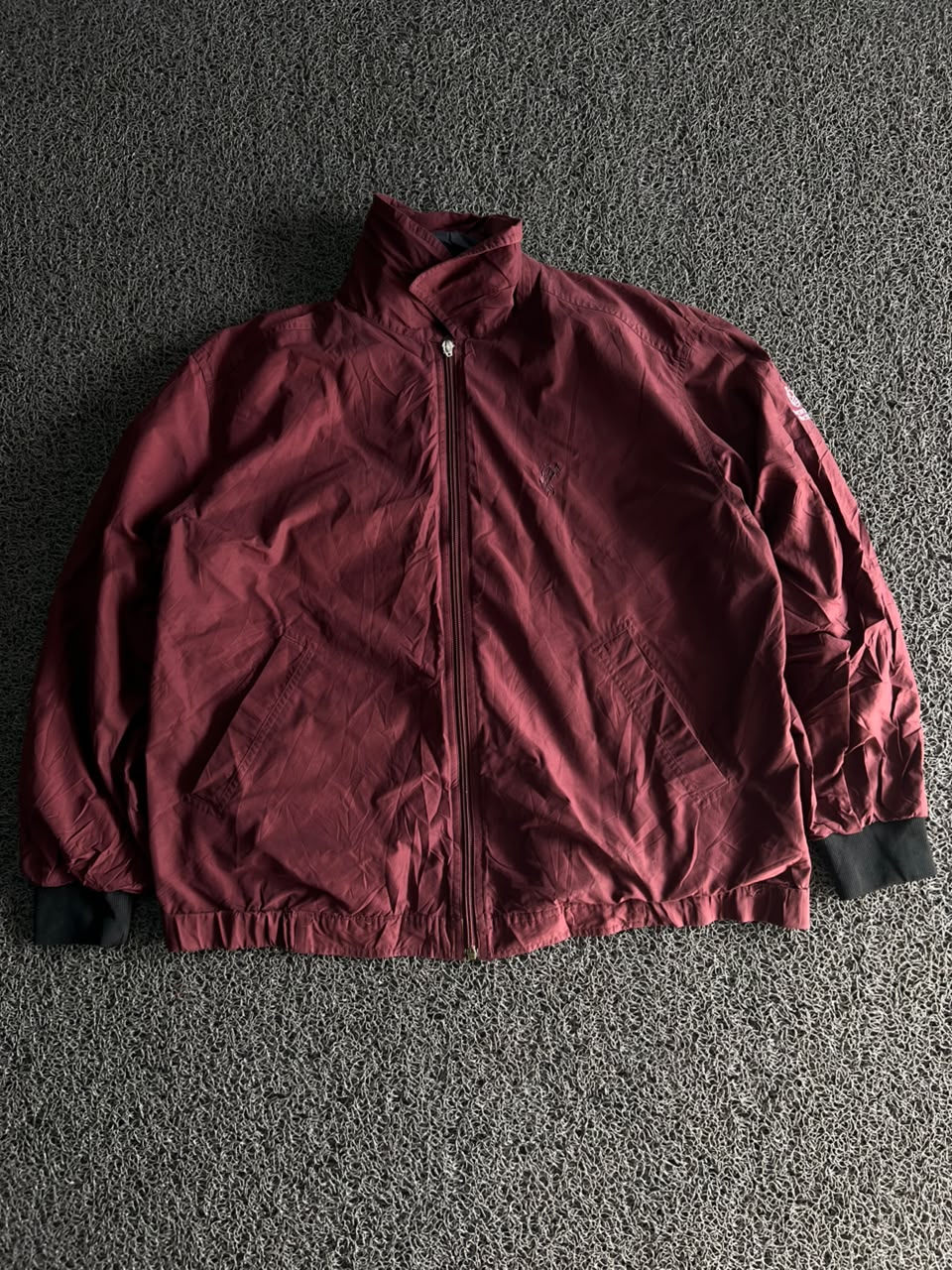 High-Neck Zip-Up Bomber Jacket – Classic Casual Lightweight Outerwear