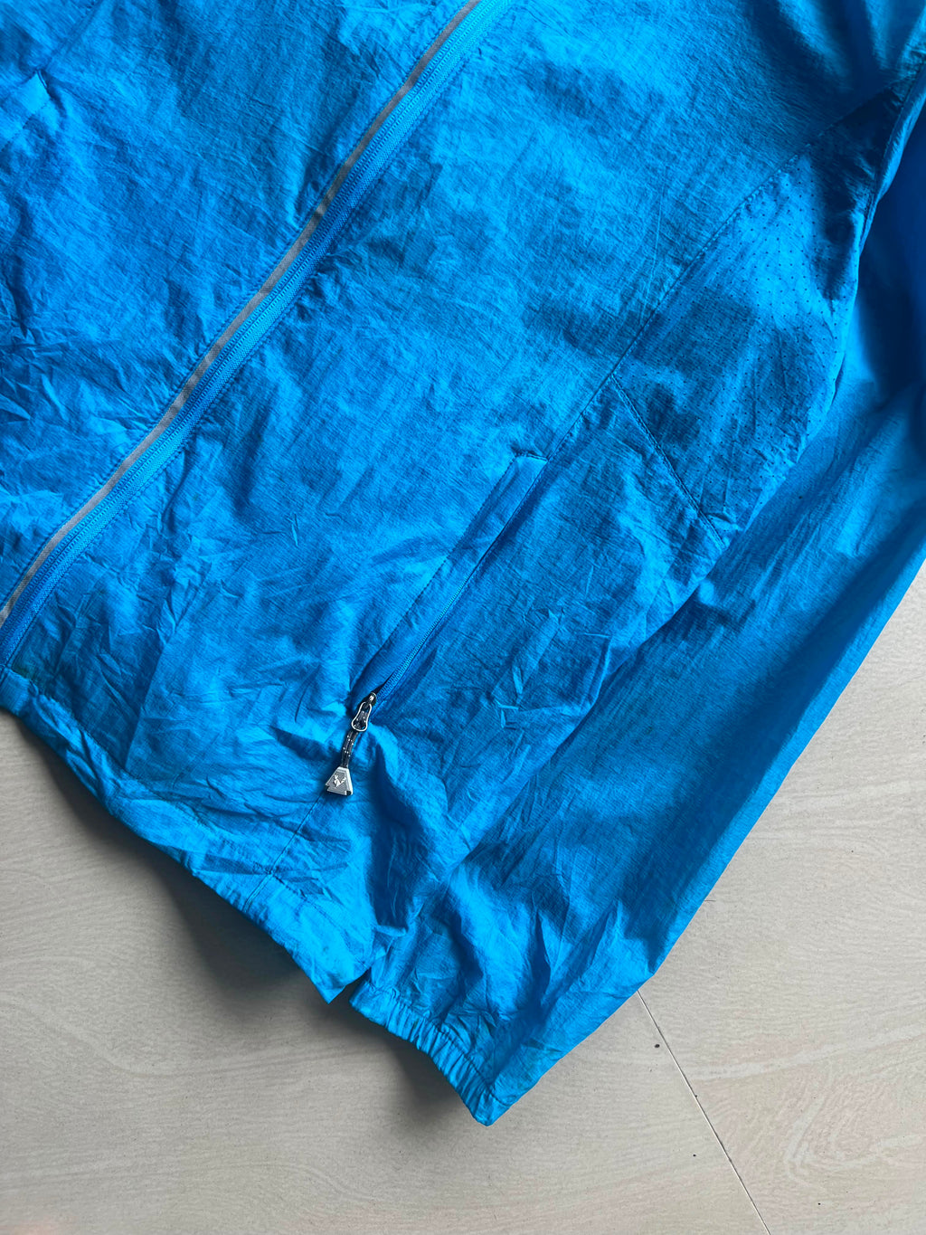 Bright Blue Lightweight Windbreaker Jacket