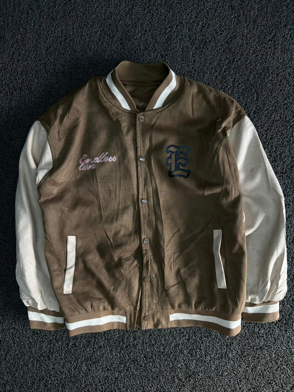 Varsity Bomber Jacket – Casual Letterman Baseball Jacket
