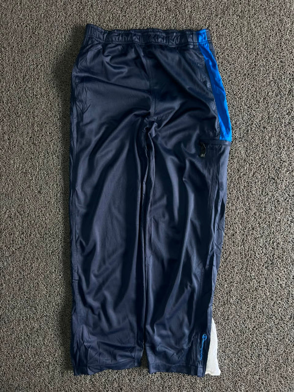 Vintage Track Pants with Lower-Leg Zip & Side Stripe
