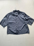 Charcoal Grey Oversized Boxy Shirt(⚠️ Small Damage)