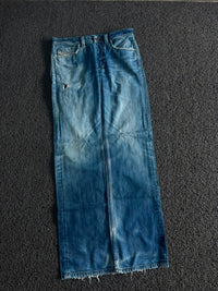 Diesel Distressed Blue Wide Leg Denim Jeans ⚠️ Small Damage