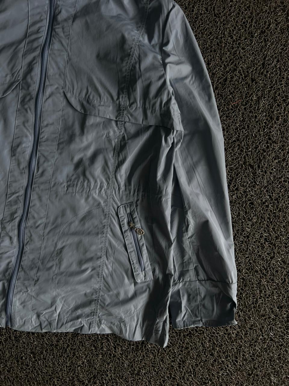 Vintage Full-Zip Windbreaker Jacket | Lightweight Casual Outerwear
