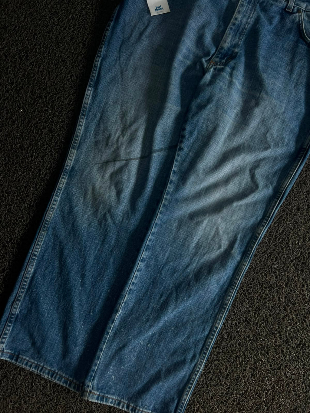 Thrifted Blue Denim Straight Leg Jeans