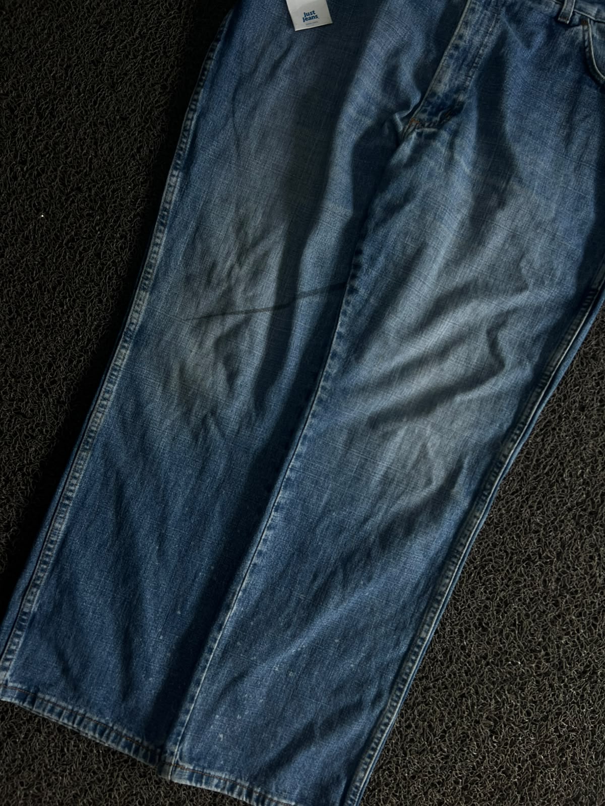 Thrifted Blue Denim Straight Leg Jeans