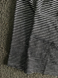 Fine-Striped Long-Sleeve T-Shirt – Casual Basic Style