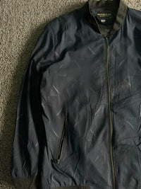 Minglilai Lightweight Zip Bomber Jacket – Ribbed Collar & Zip Pockets ⚠️ Small Stains
