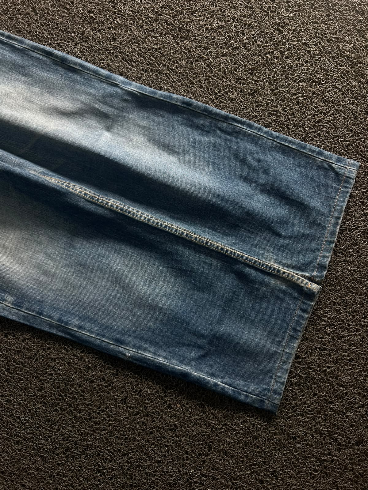 Vintage Blue Denim – Washed Finish | Casual Streetwear