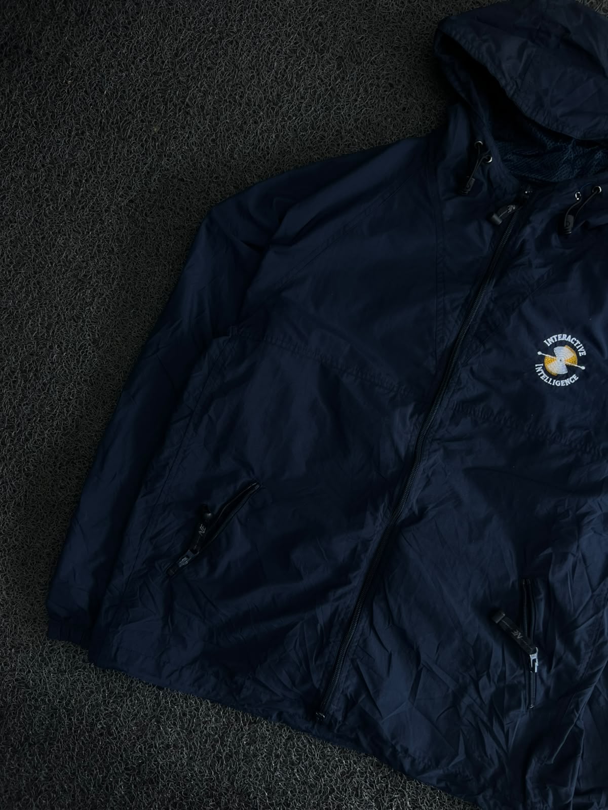 Hooded Utility Jacket with Embroidered Logo
