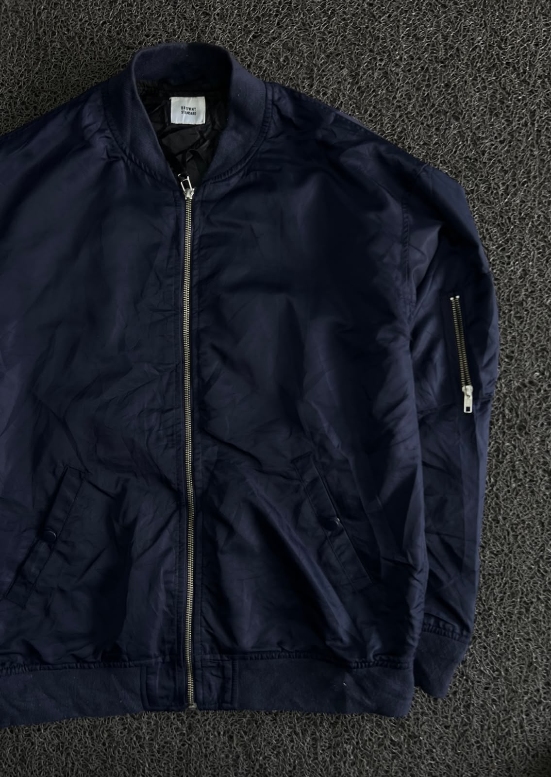 Lightweight Zip-Up Bomber Jacket