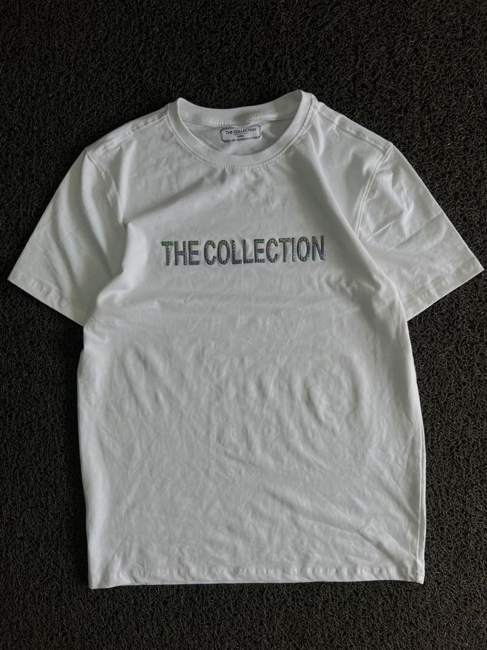 White Graphic Print Crew Neck T-Shirt