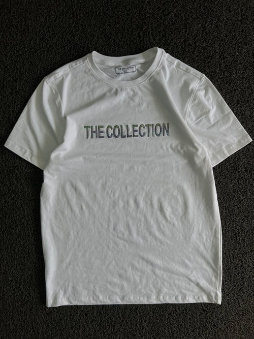 White Graphic Print Crew Neck T-Shirt