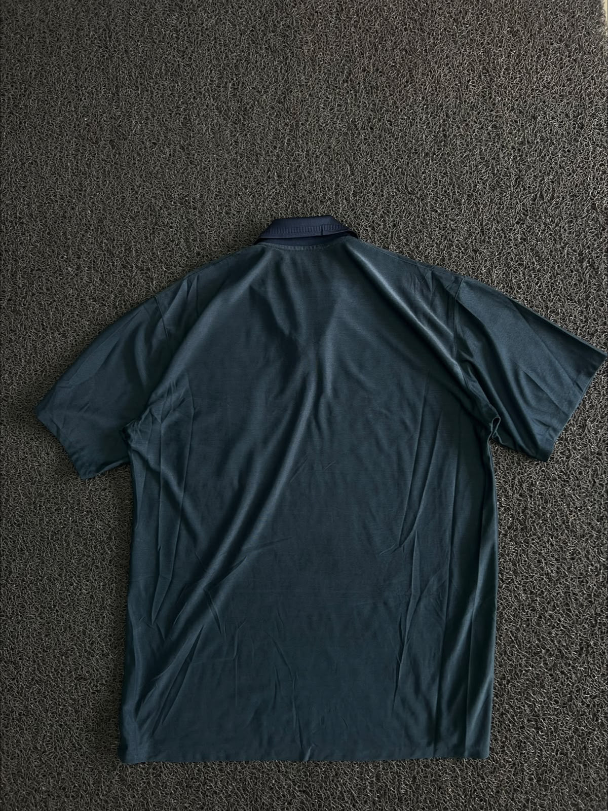 Vintage Half-Zip Polo T-Shirt with Chest Pocket ⚠️ Zip Damage