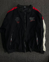Full-Zip Casual Sports Jacket with Contrast Side Panels⚠️ Small Damage