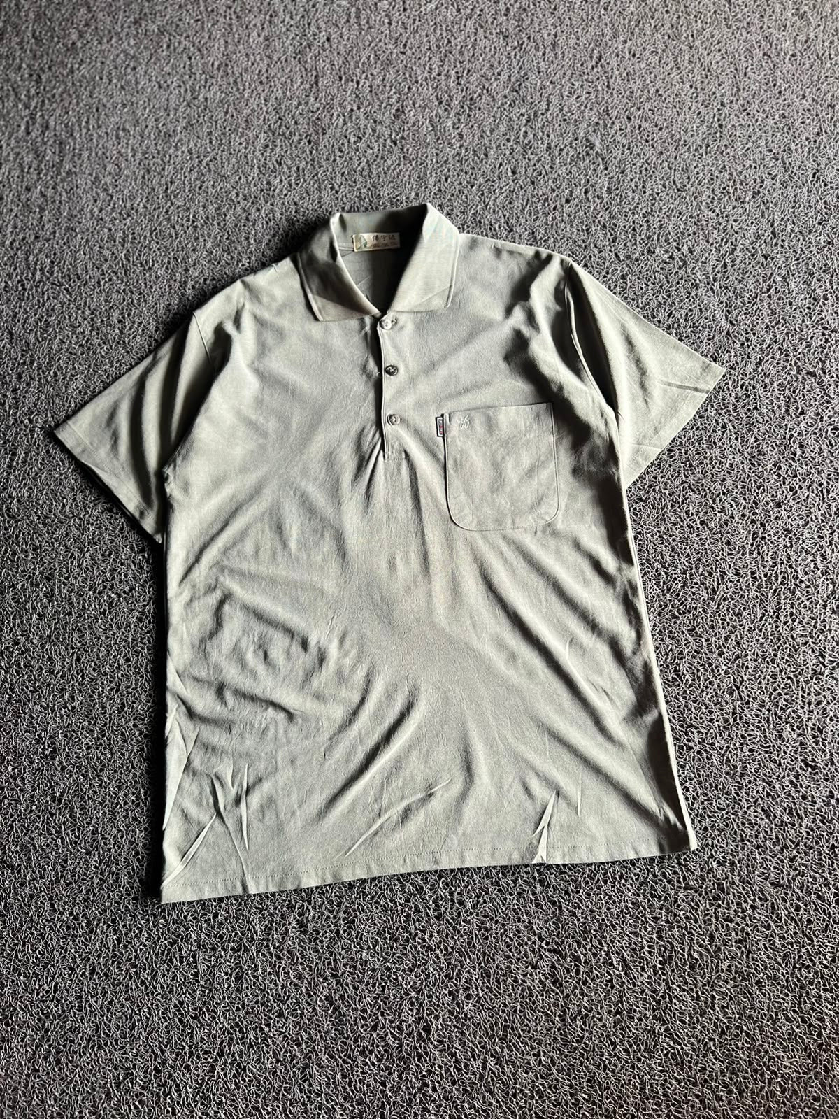 Vintage Men's Polo T-Shirt with Chest Pocket – Classic Casual Half Sleeve Polo