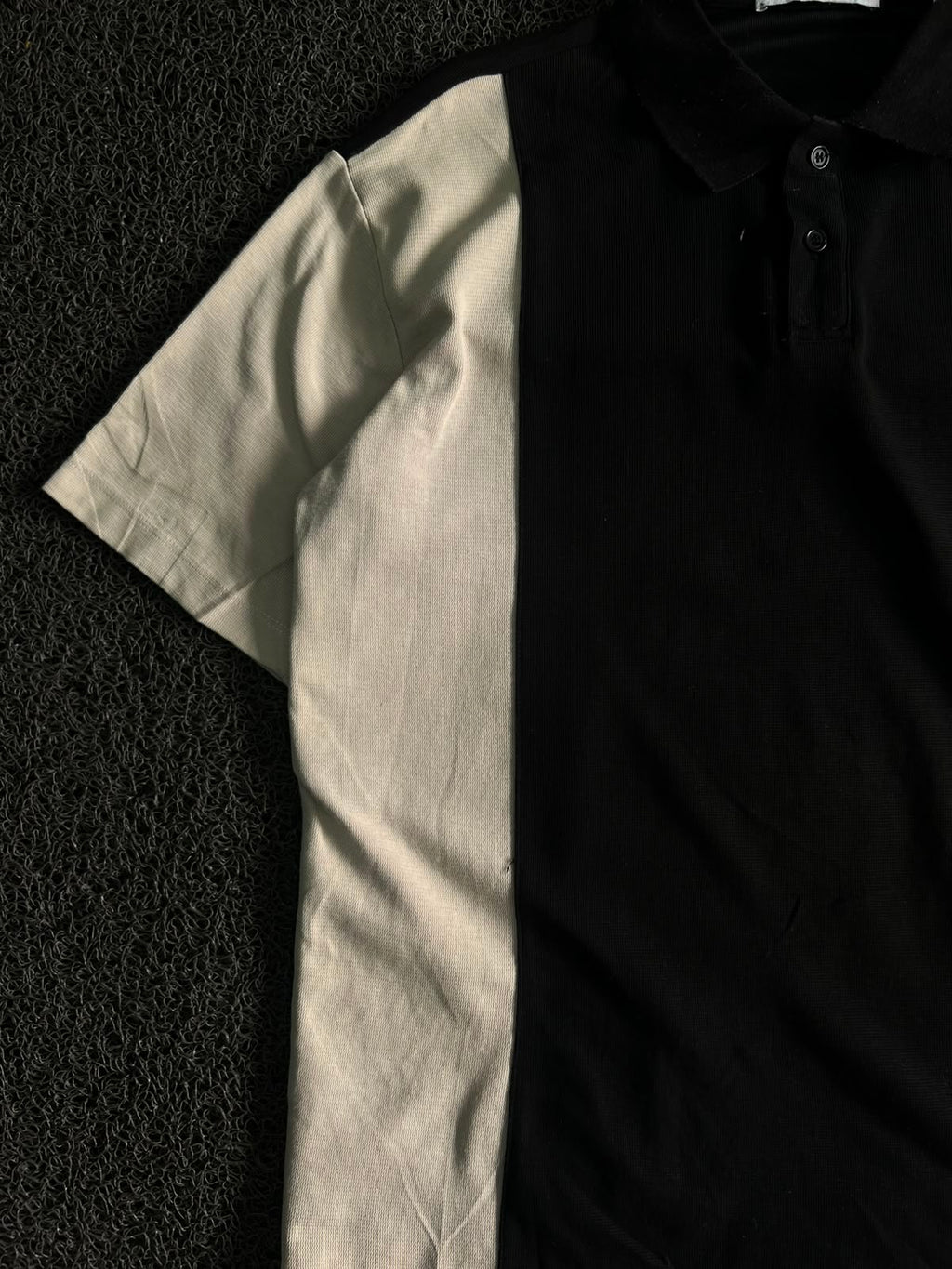 Premium Men's Tri-Color Color Block Polo T-Shirt  | Regular Fit