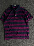 Vintage JR Wallace Striped Polo T-Shirt
