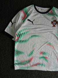 Portugal Cristiano Ronaldo #7 Football Jersey – White Away Edition | Premium Fan Five Sleeve Jersey