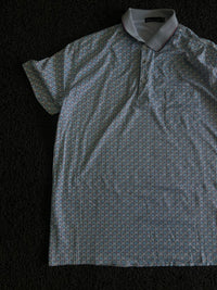 Printed Polo T-Shirt with Collared Neck & Front Pocket