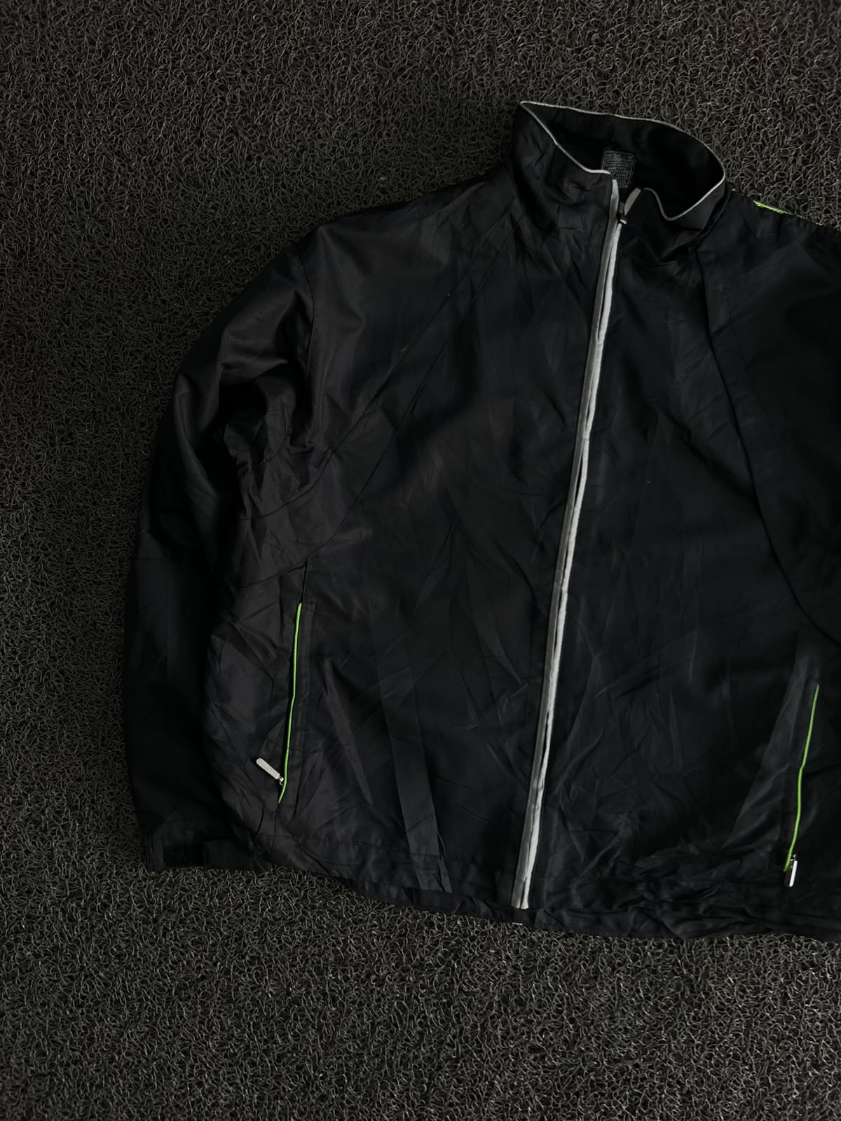 Vintage Track Jacket with Trim & Zip Pockets – Thriftwear