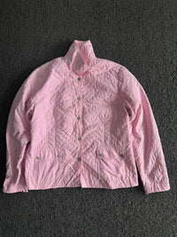 Vintage Pink Quilted Utility Jacket