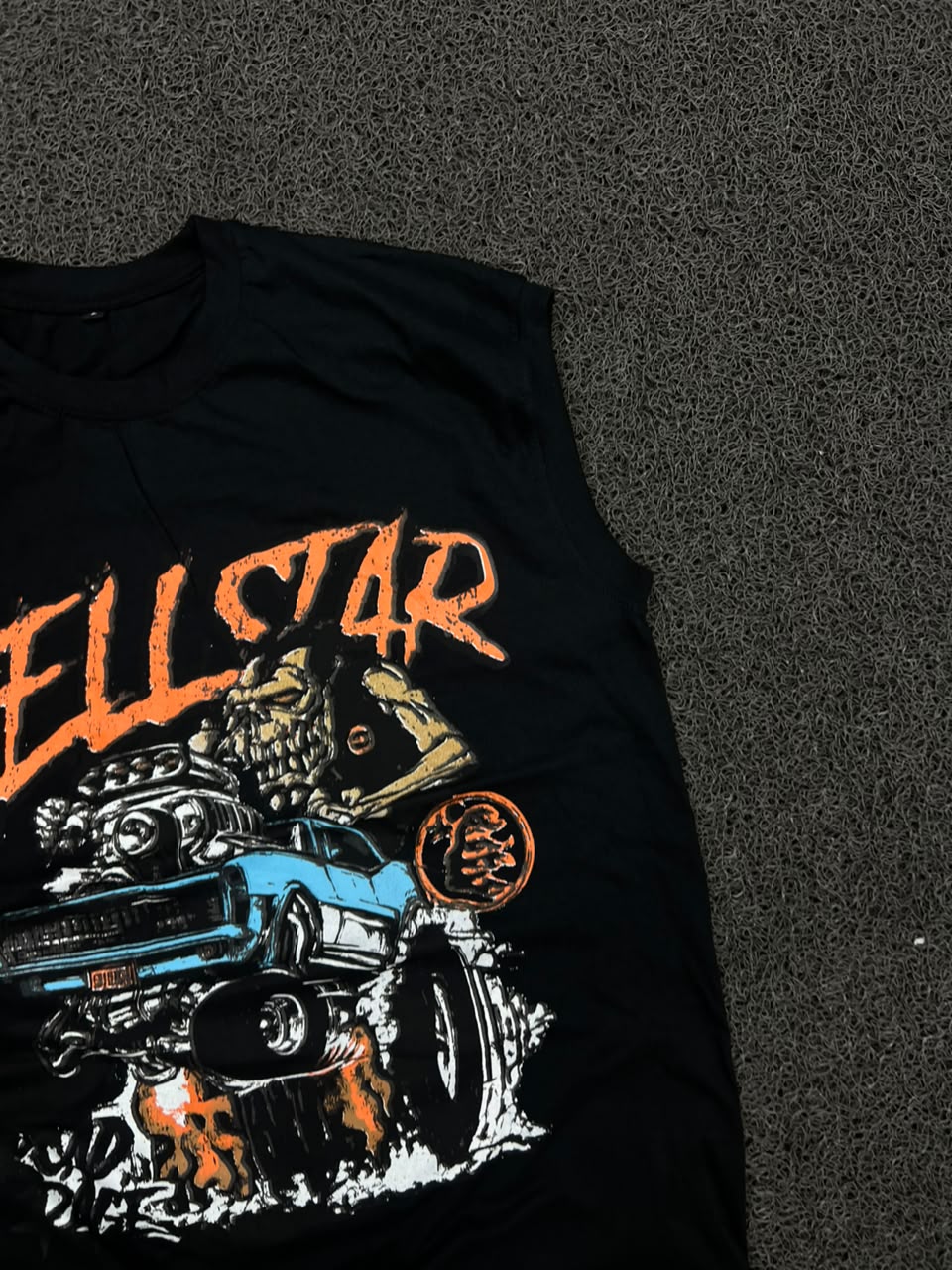 Hellstar Monster Muscle Car Graphic Sleeveless T-Shirt