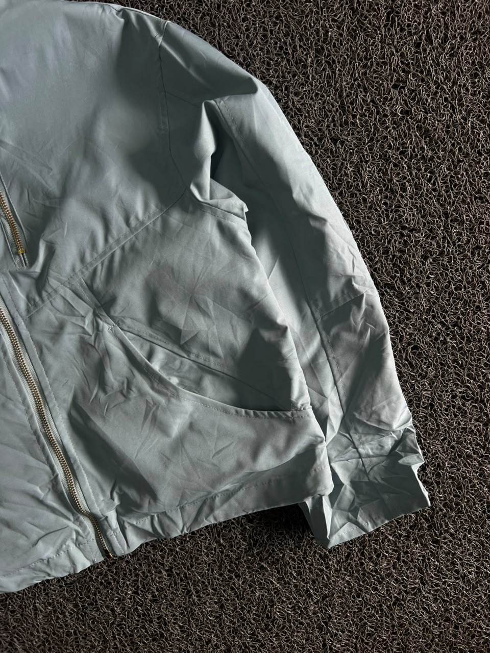 Lightweight Stand Collar Zip-Up Jacket