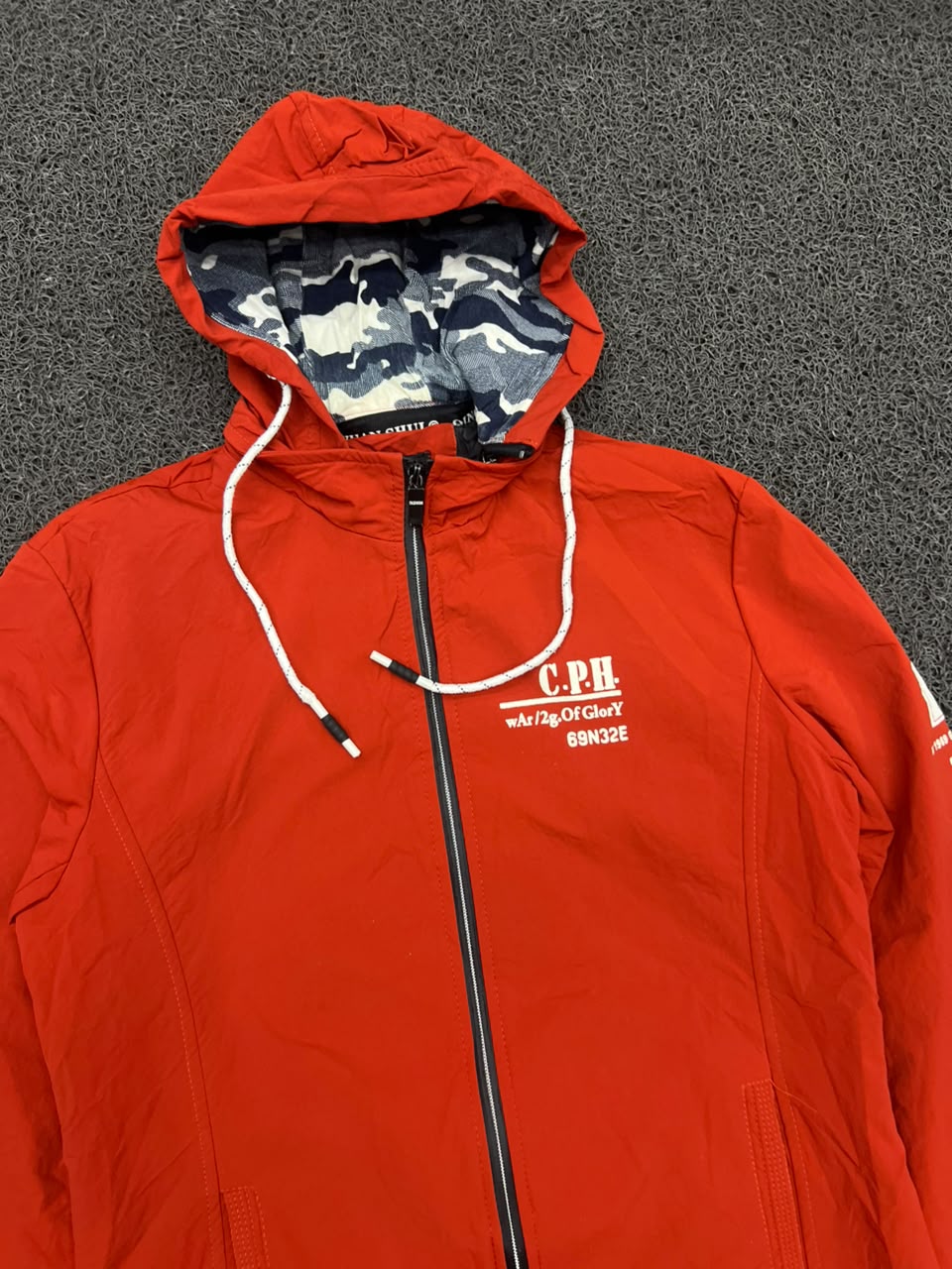 C.P.H Lightweight Hooded Full Zip Jacket – ⚠️ Small Damage
