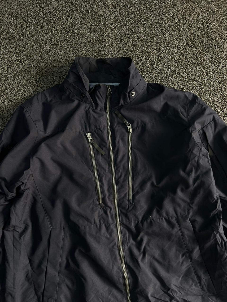 Kolon Sport Men's Navy Lightweight Outdoor Windbreaker Zip-Up Jacket