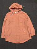 Hooded Utility Jacket – Lightweight Snap & Zip Windbreaker