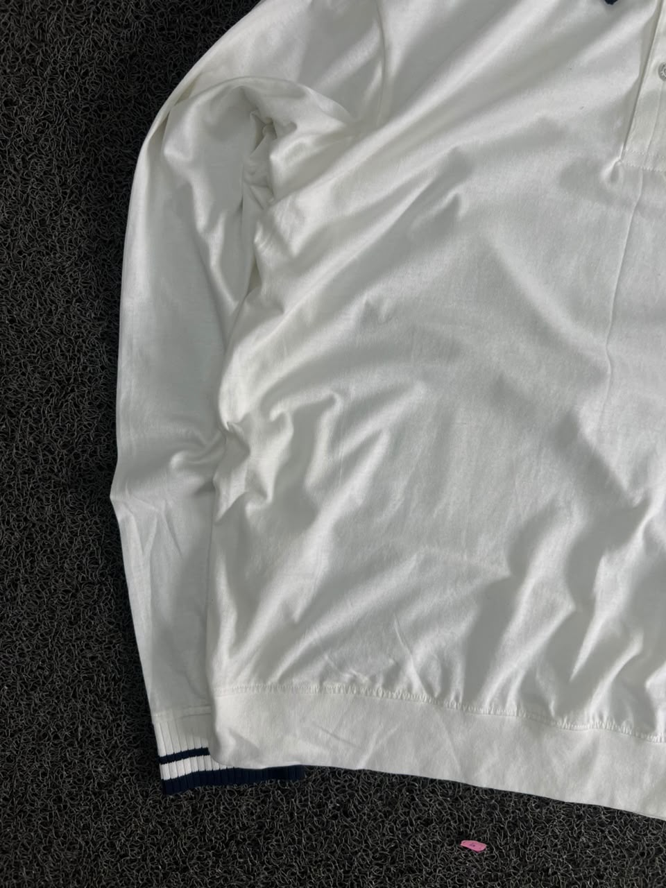 Ralph Lauren White Long Sleeve Polo Sweatshirt