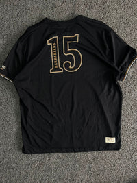 Barbarians 1890 Black Graphic Tee with Number 15 Back Print