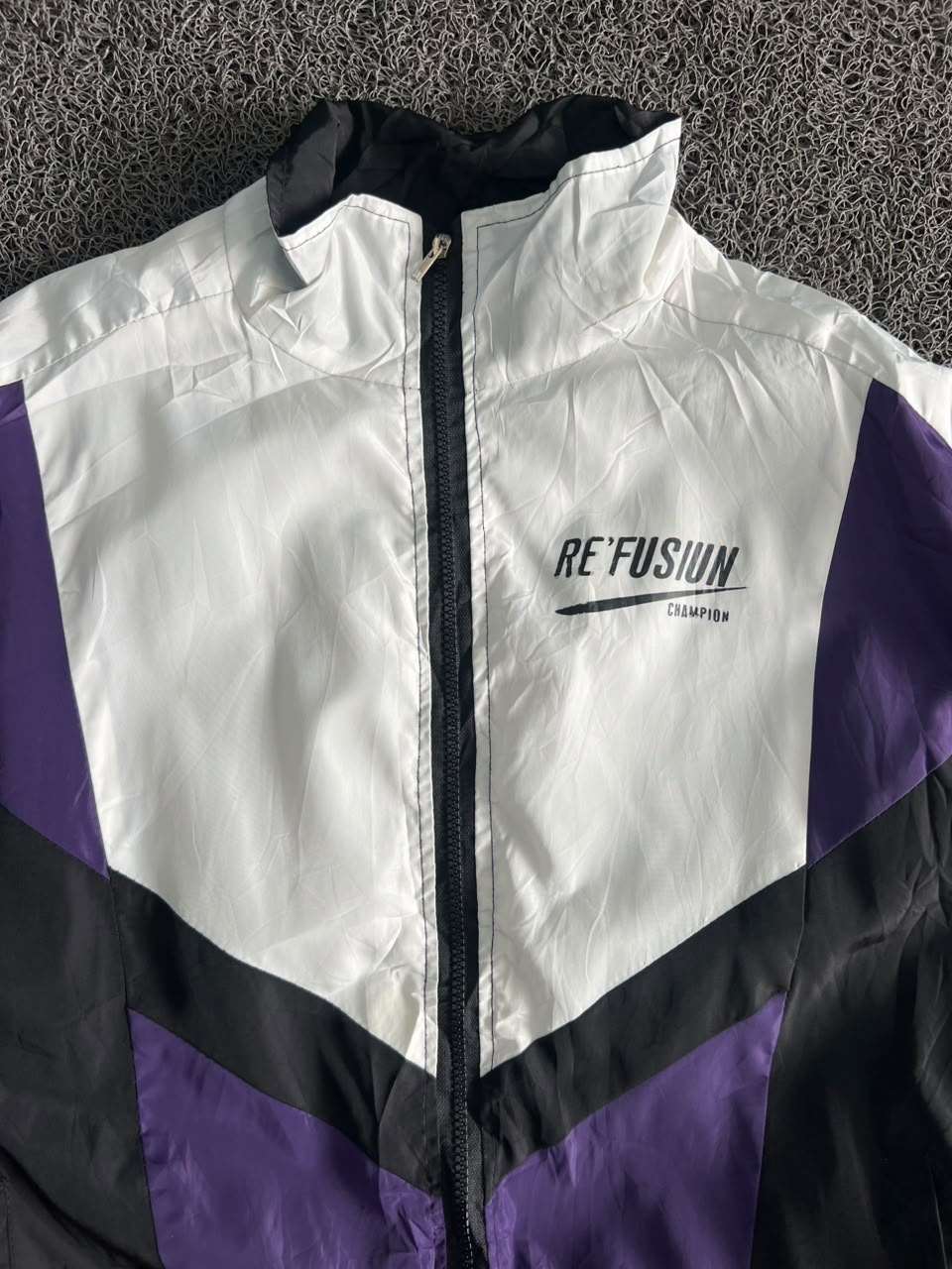 Refusion Colorblock Casual Zip Jacket