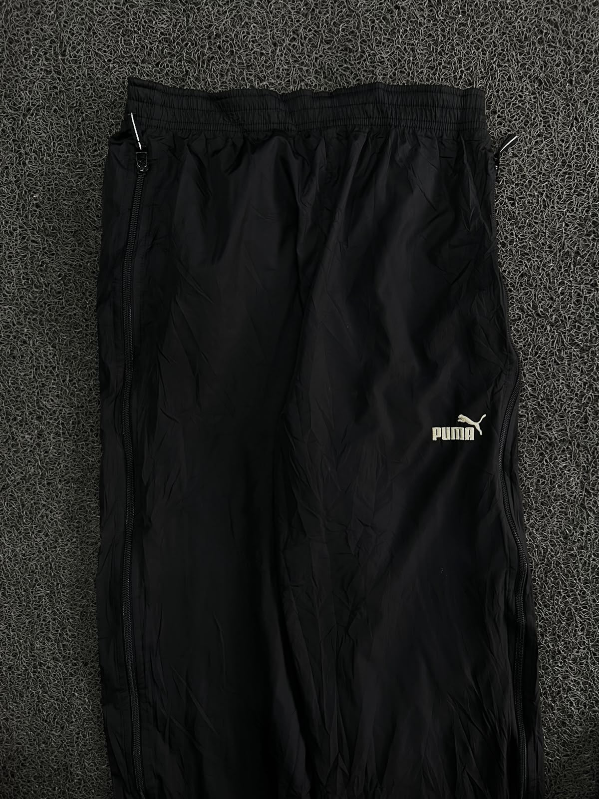 Vintage Puma Track Pants with Full-Length Side Zips – Thriftwear