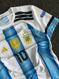 Argentina Messi #10 Home Football Jersey – World Champions Edition