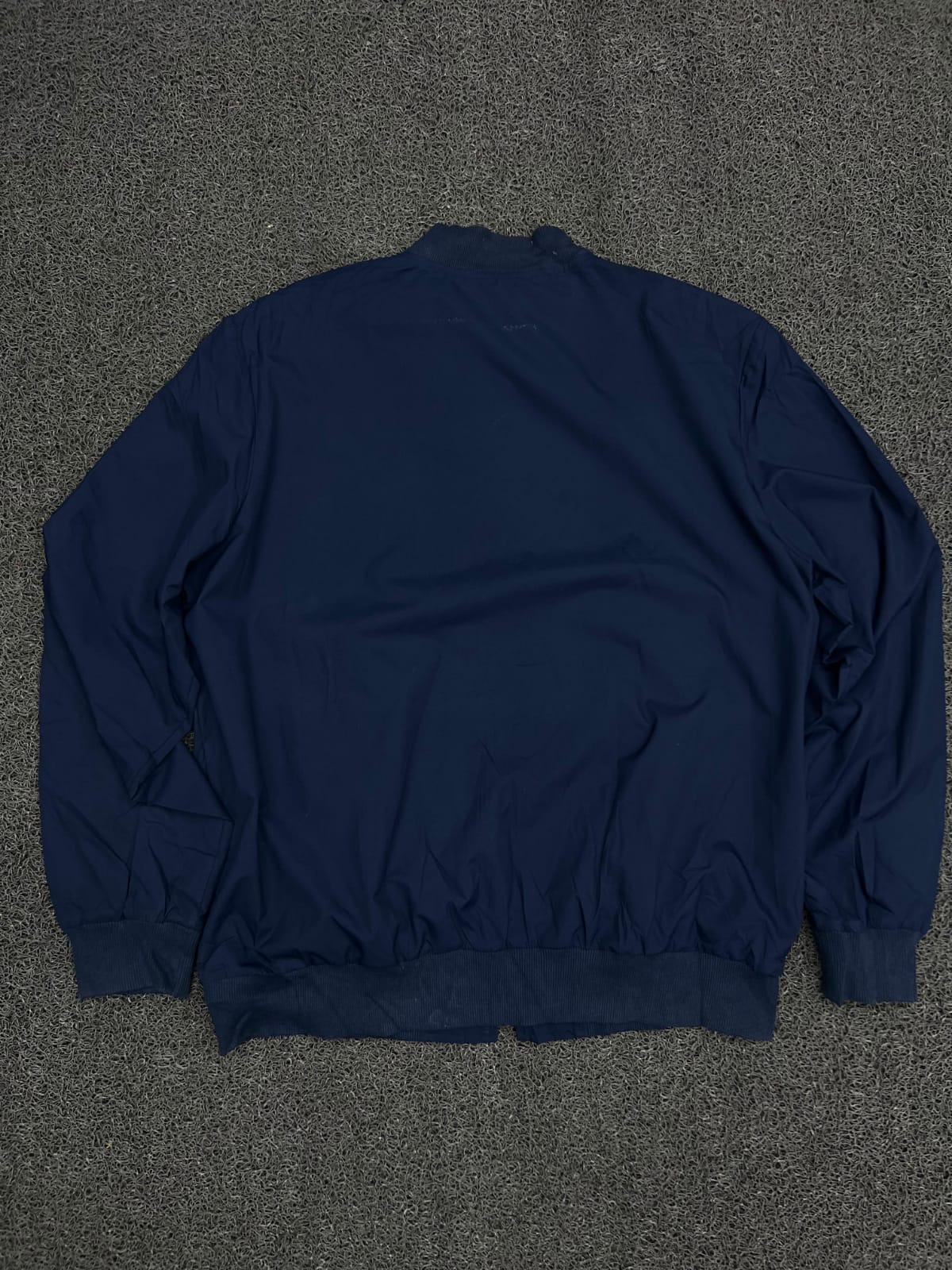 Navy Blue Classic Bomber Jacket