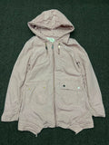Hooded Zip-Up Utility Jacket with Front Pockets