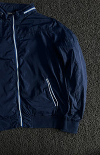 Vintage Lightweight Zip-Up Windbreaker Jacket with Contrast Zipper Details