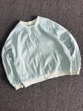 Vintage Bomber Jacket – Lightweight Zip-Up Casual Outerwear