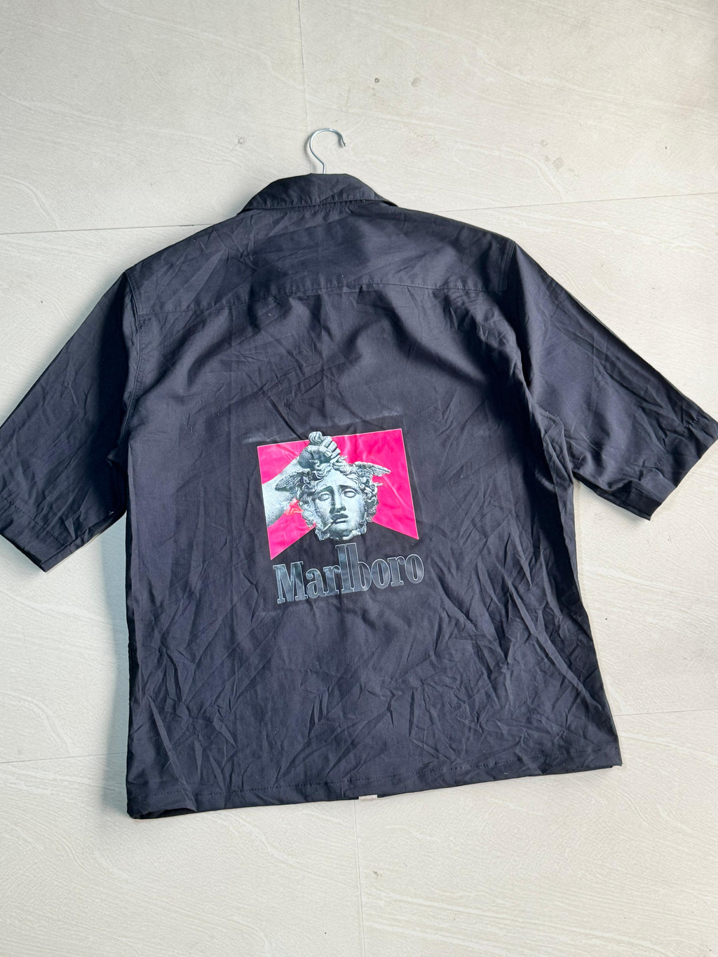 Oversized Boxy Print Fit Casual Shirt