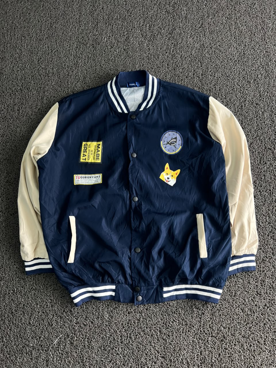 Classic Letterman Varsity Jacket – Snap Button