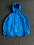 Blue Hooded Boat Club Outdoor Jacket – Waterproof Full-Zip Windbreaker