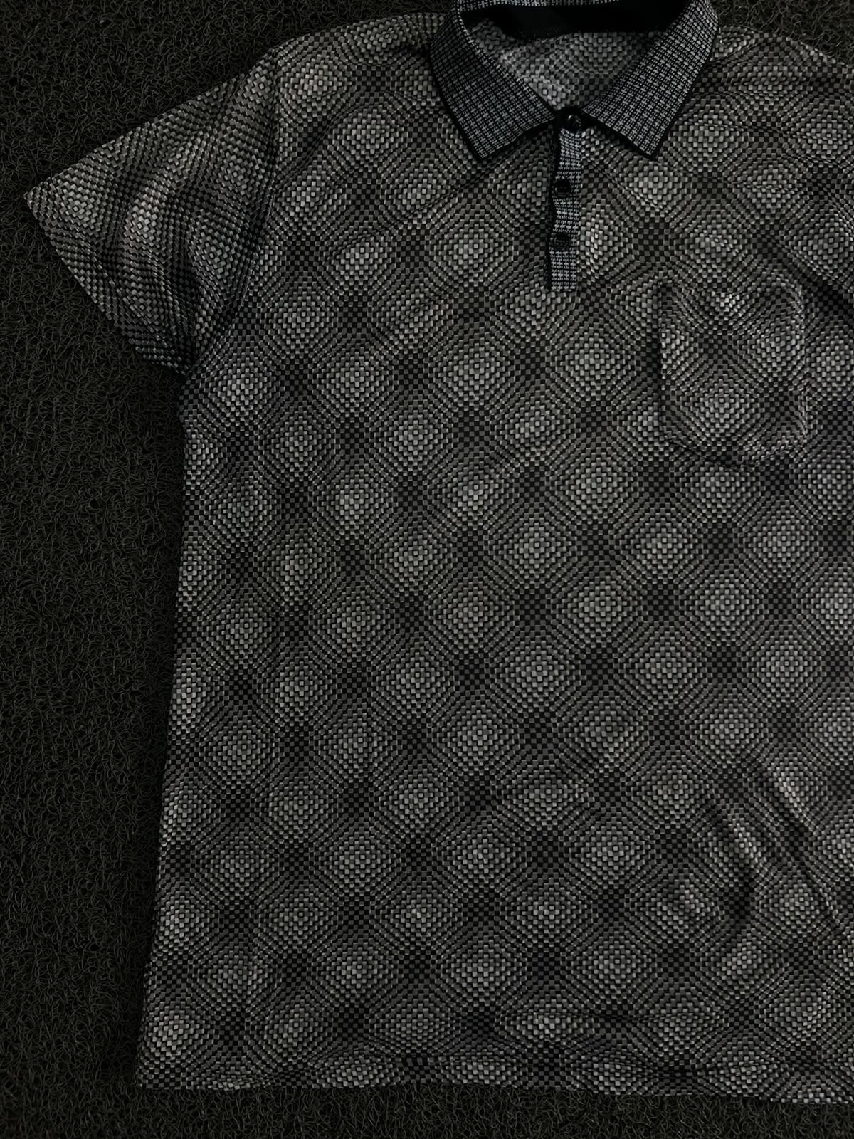 Textured Polo T-Shirt