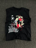 Lil Wayne Graphic Sleeveless Black Cotton T-Shirt for Men