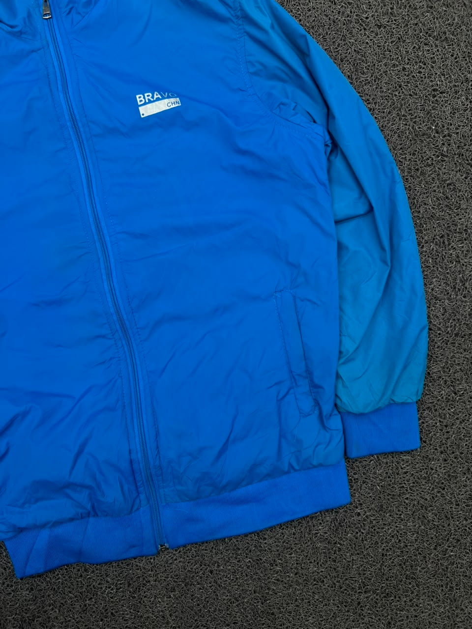 Vintage Blue Casual Sports Jacket