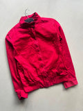Red Stand Collar Bomber Jacket