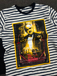The Godfather Striped Long Sleeve Graphic T-Shirt | Unisex