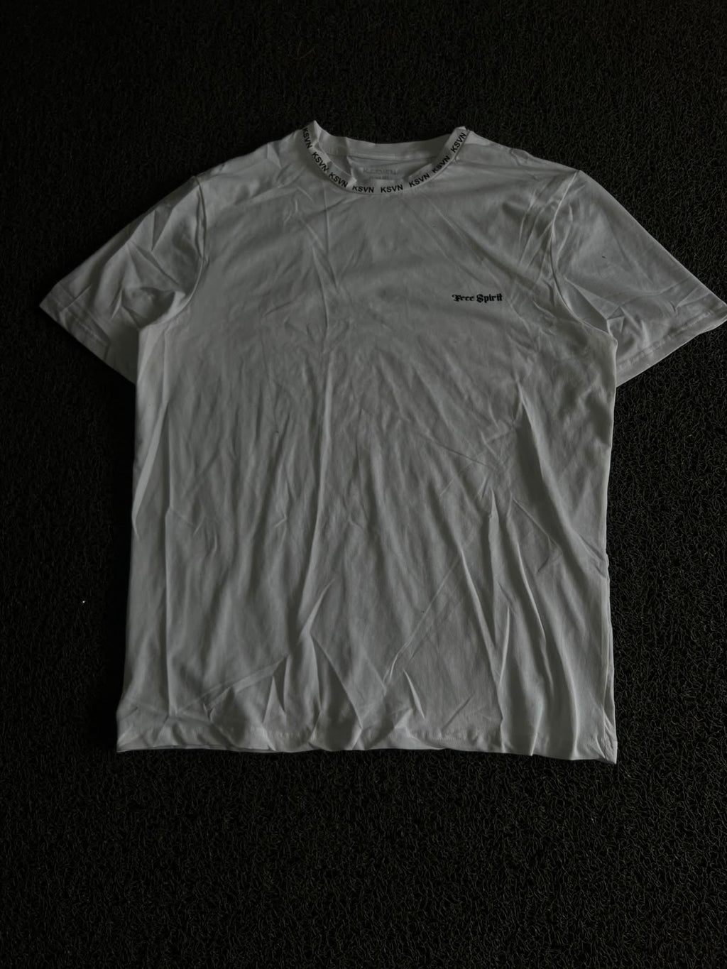 Vintage KSVN "Free Spirit" White Graphic T-Shirt