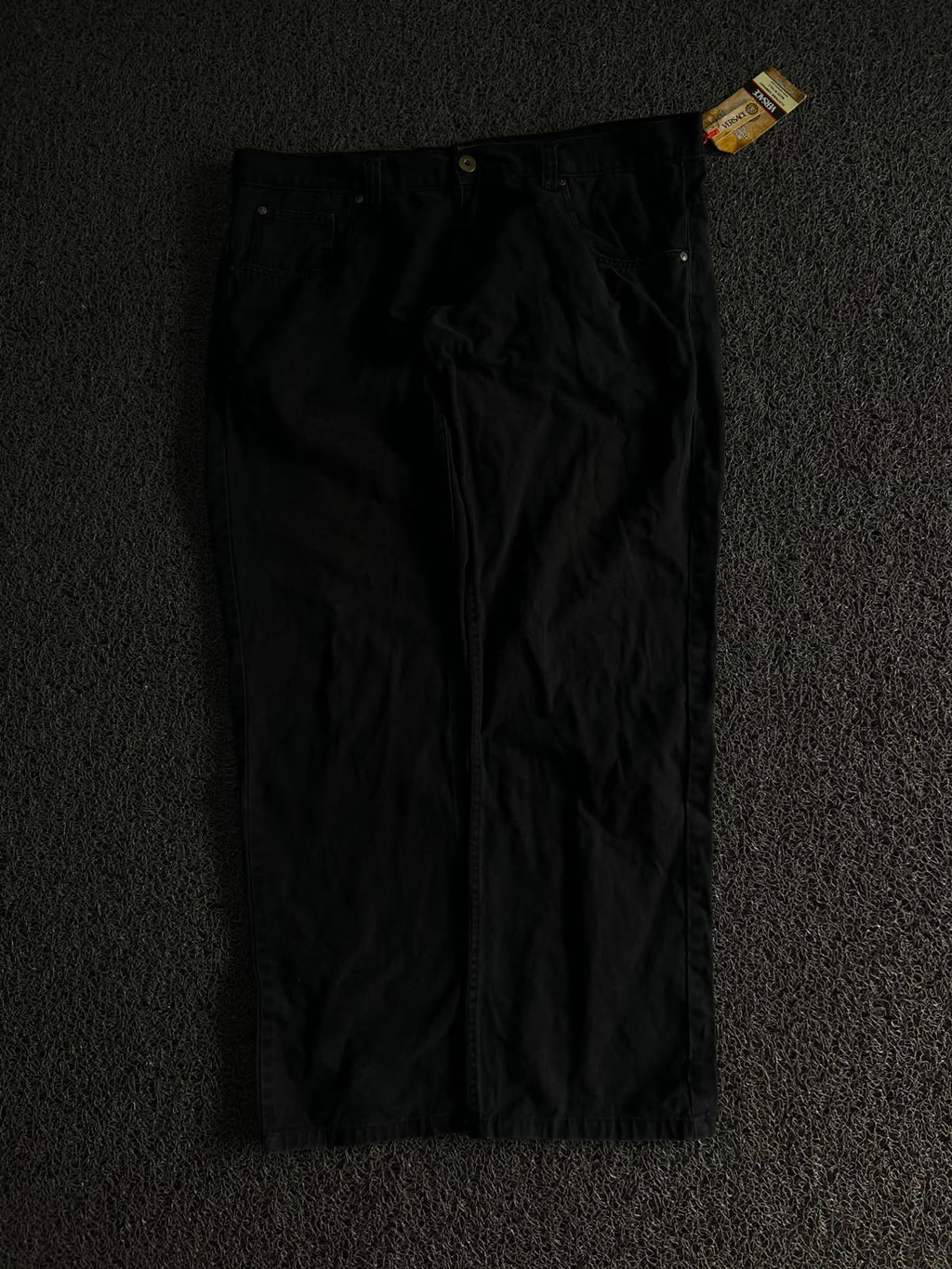 Versace Black Straight Fit Denim Jeans – Classic 5-Pocket Casual Pants