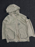 Hooded Utility Rain Jacket – Lightweight Windbreaker with Flap Pockets
